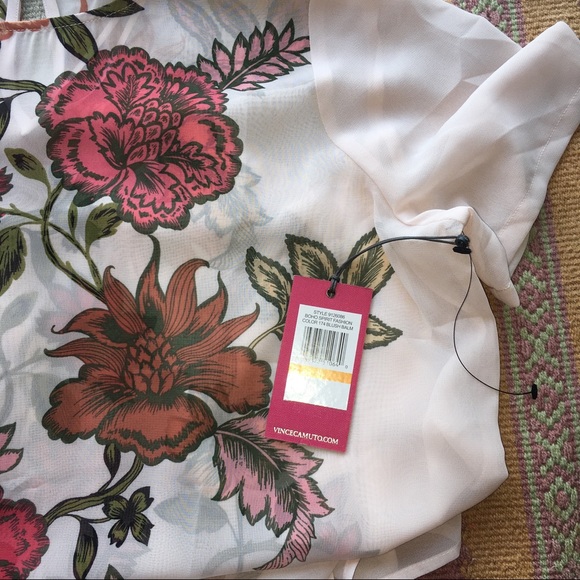 *SOLD* 🎉HP!🎉NWT Vince Camuto Boho Sheer Dress - Picture 8 of 8